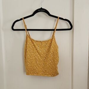 American Eagle Outfitters Yellow Floral Camisole
